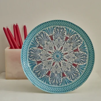 KH Anatoly Ukrasni pladanj 32 cm plavi