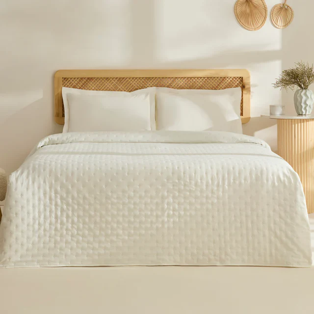 Karaca Home Breezy Ecru prekrivac za krevet - Image 3