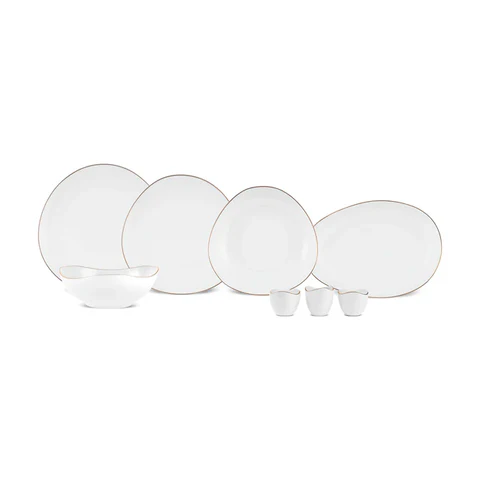 Karaca Stream Bone China Middle set za večeru od 56 dijelova za 12 osoba - Image 6